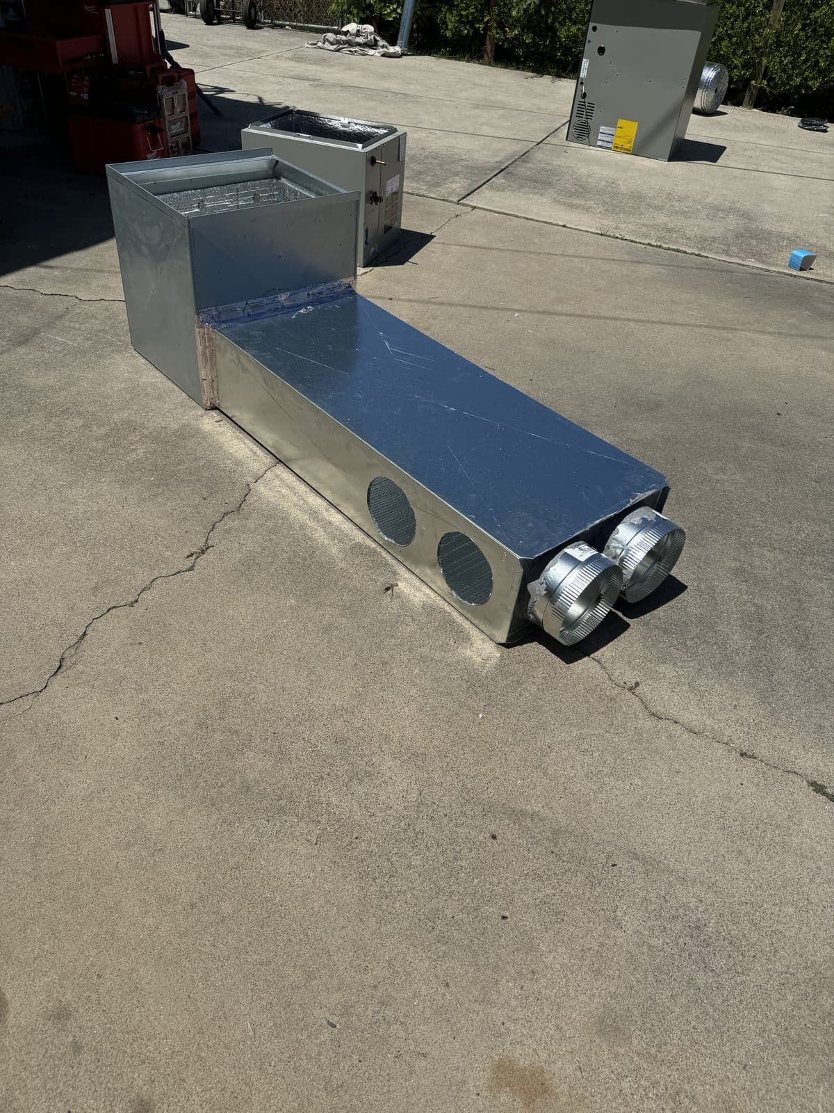 Clean ductwork and plenum connections